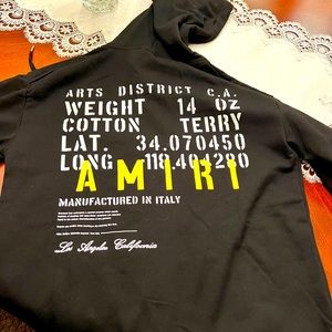 Brand New Amiri hoodie with tags! Size is XL